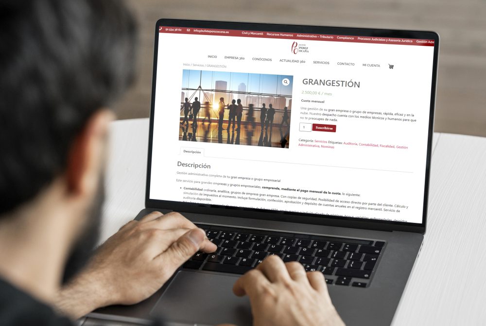 Diseño corporativo y web. Tienda virtual