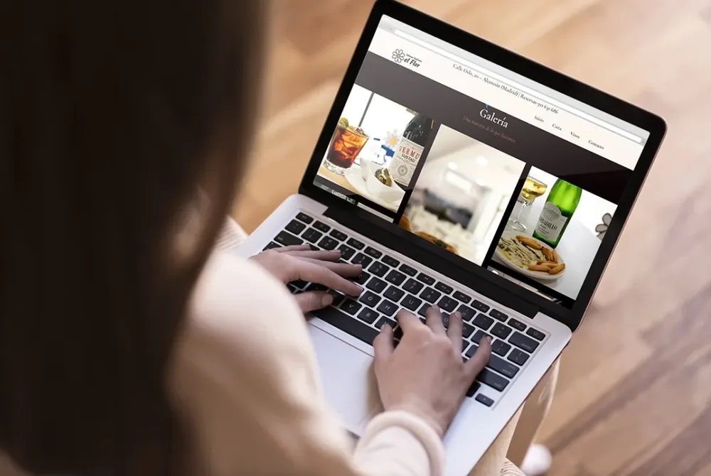 Diseño Web y fotografía para Taberna El Flor